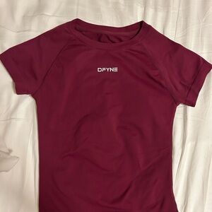 DFYNE Burgundy T-Shirt